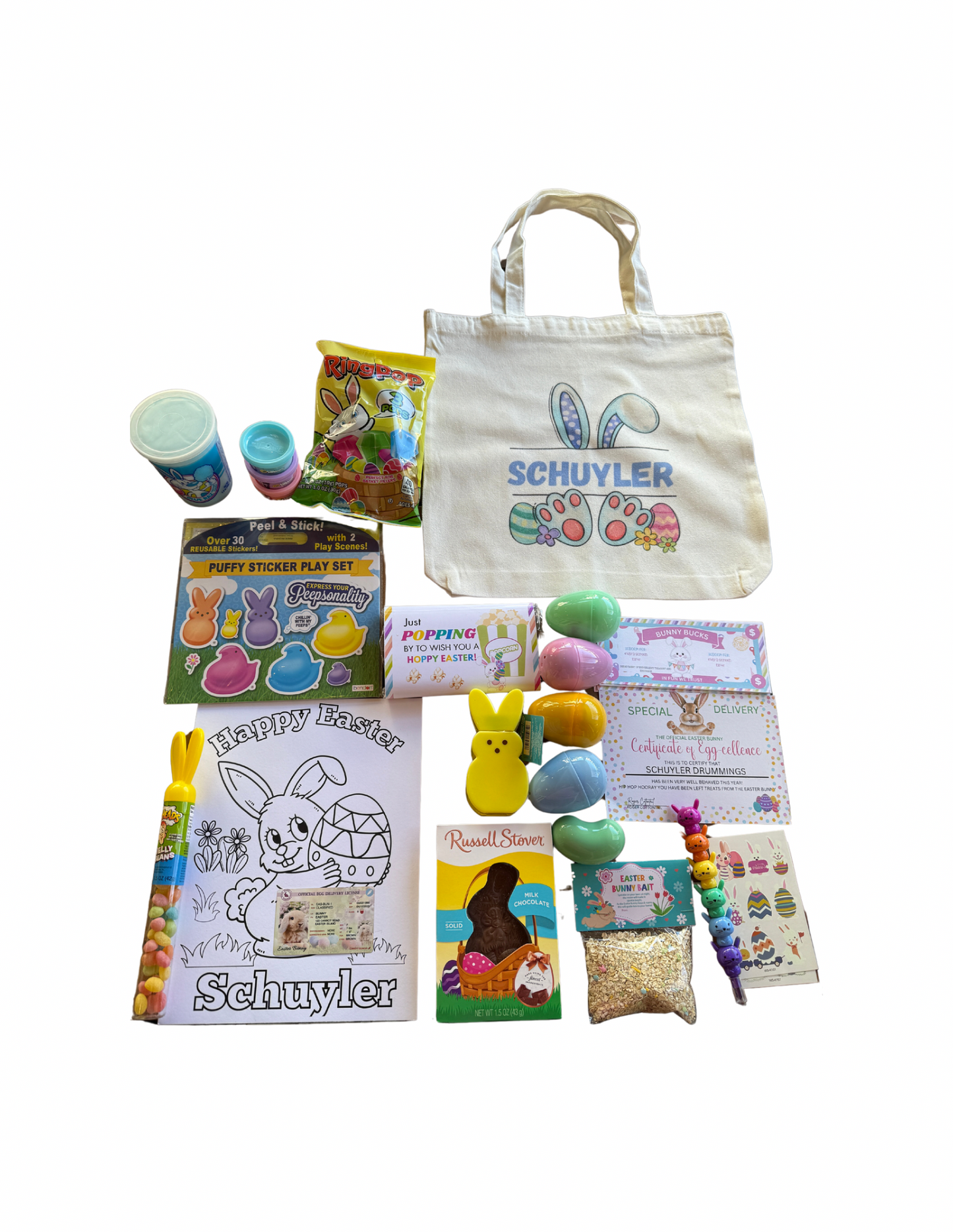 EASTER TREAT BOX-YELLOW