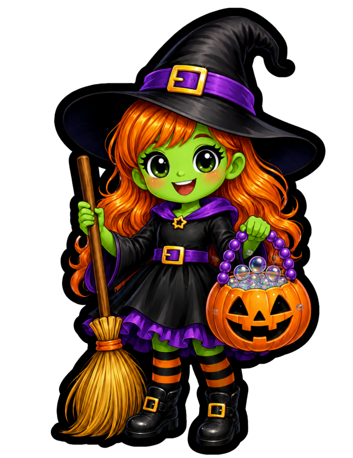 Halloween Bubble Decals