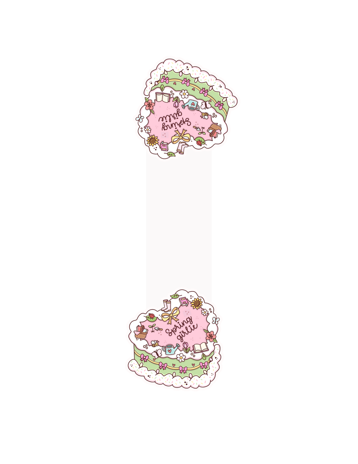 Spring Girlie Bookmark