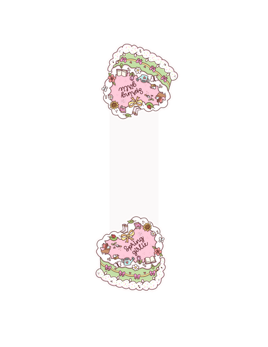 Spring Girlie Bookmark