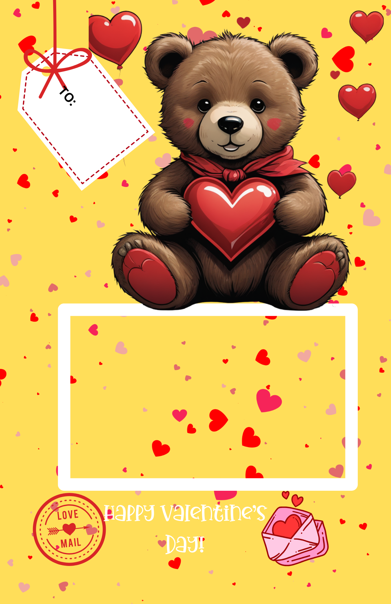 MULTI -SIZE  VALENTINE'S GIFT CARD
