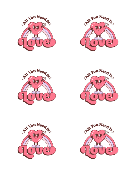 ALL YOU NEED IS LOVE-DIGITAL STICKER