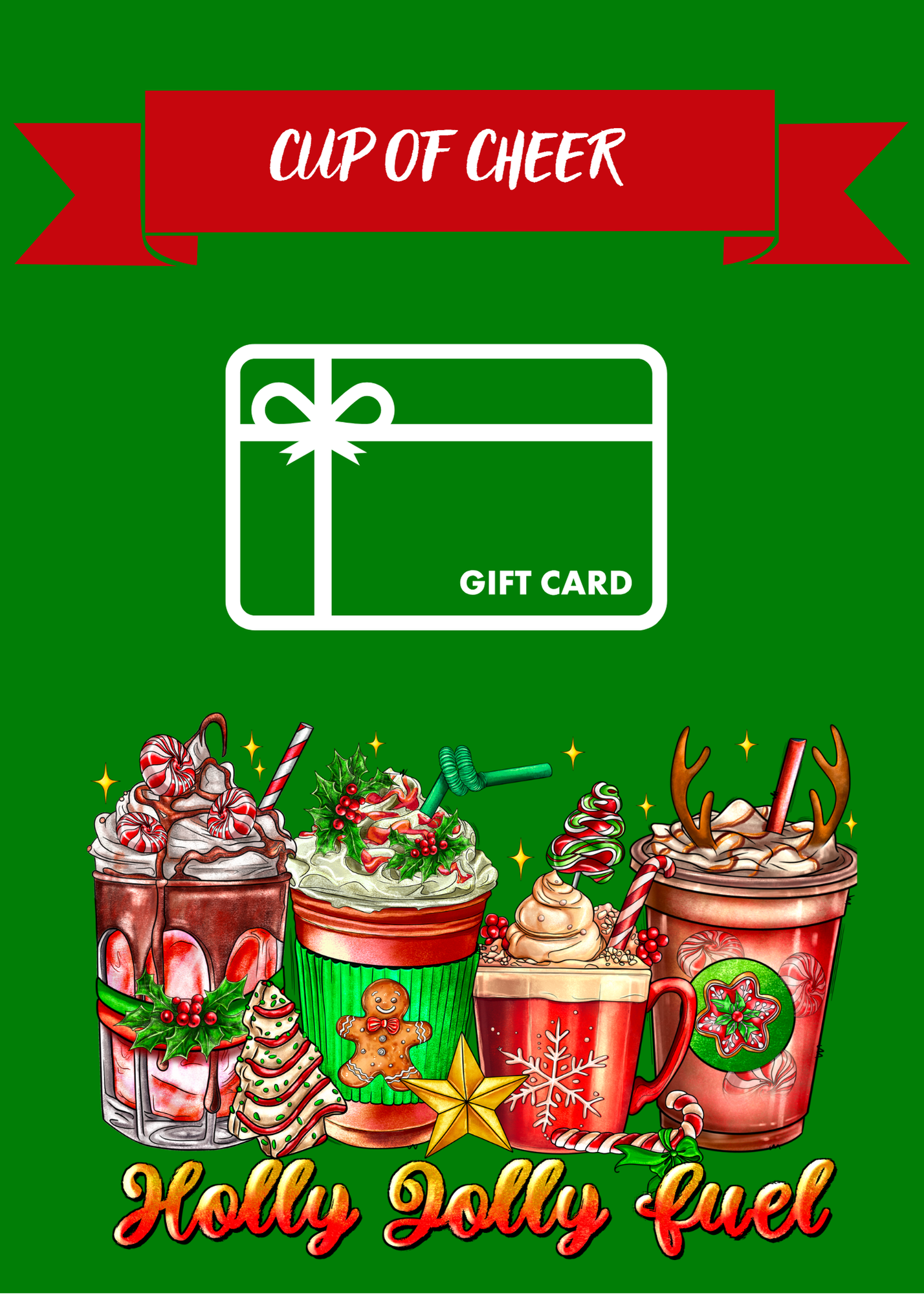 Christmas Build a gift card book-tradional