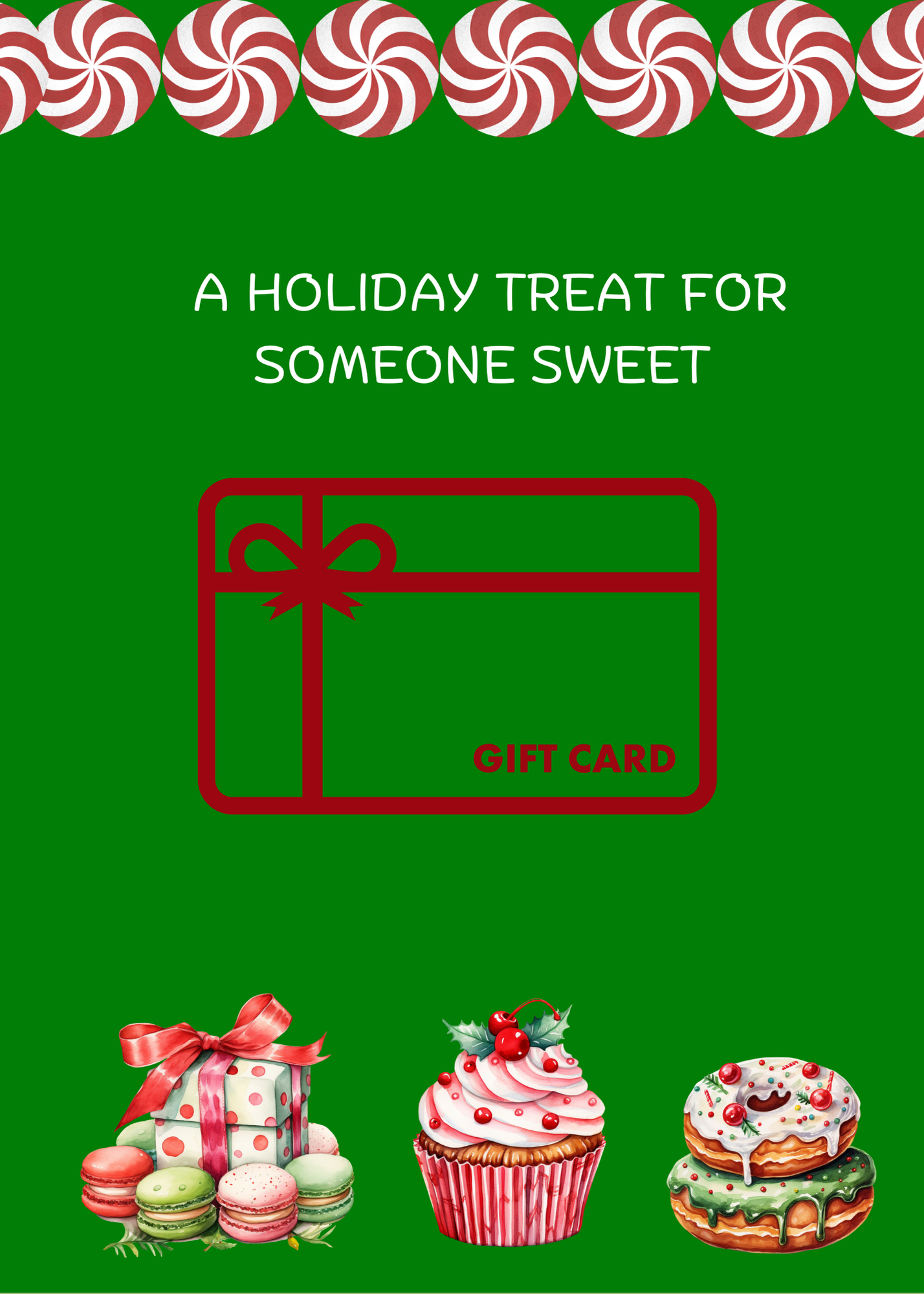 Christmas Build a gift card book-tradional