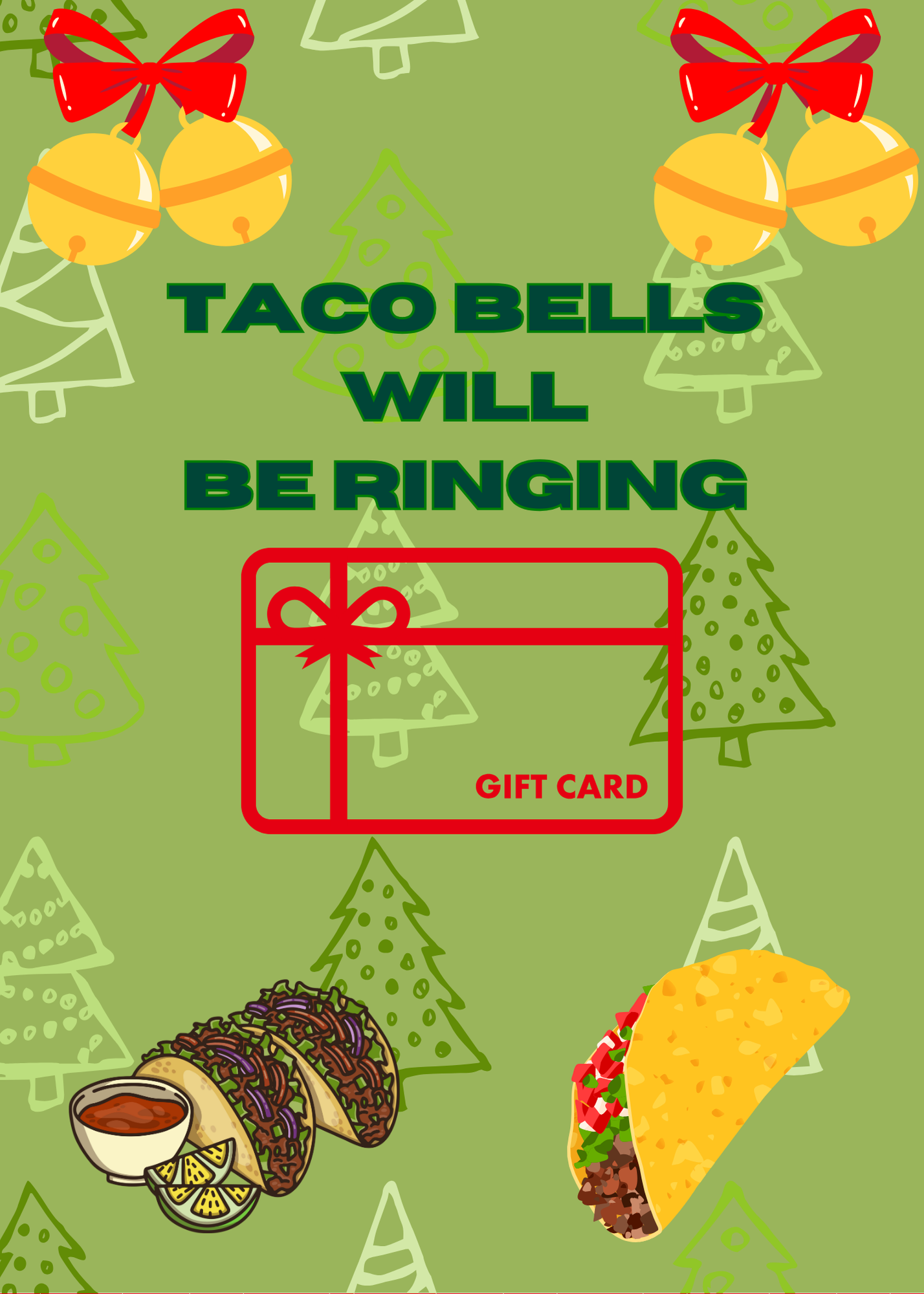 Christmas Build a gift card book-tradional