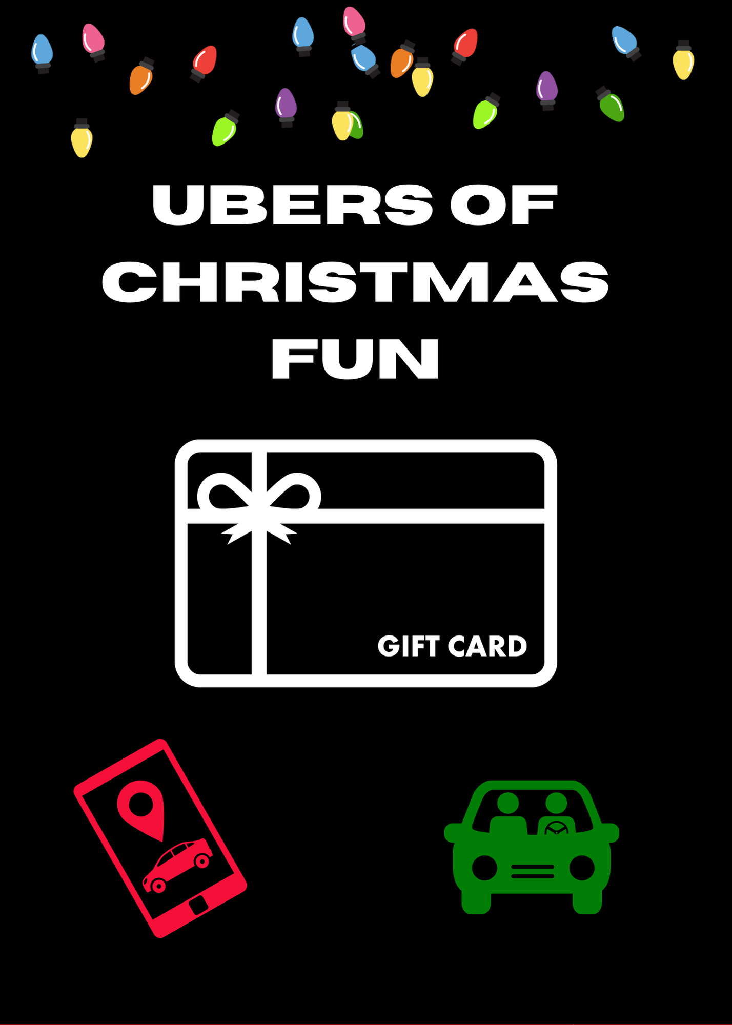 Christmas Build a gift card book-tradional