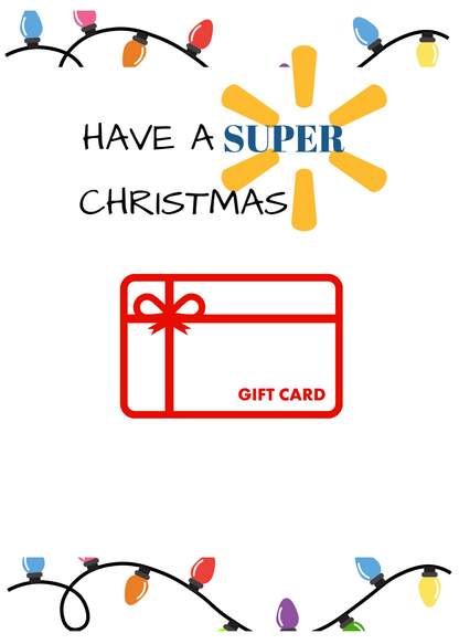 Christmas Build a gift card book-tradional